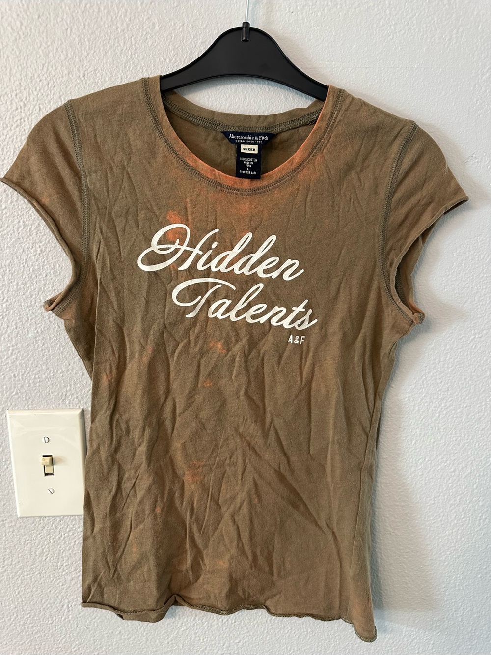 Vintage Abercrombie & Fitch tee Hidden Talents